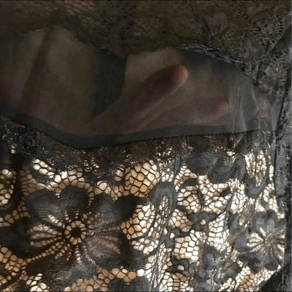 Plus Size‎ Black Long Sleeve Lace Mesh Elegant Dress. NEW. 1XL-3XL - Picture 6 of 11